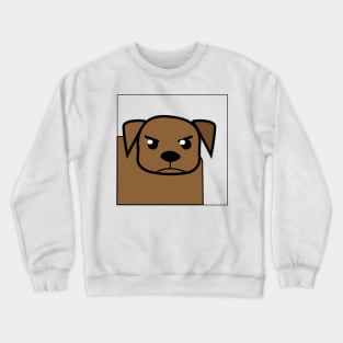 perro enojado Crewneck Sweatshirt